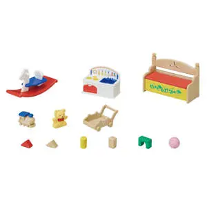 Sylvanian Families Baby's Toy Box - Snow Rabbit & Panda Babies